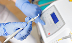 Closeup of dental laser 