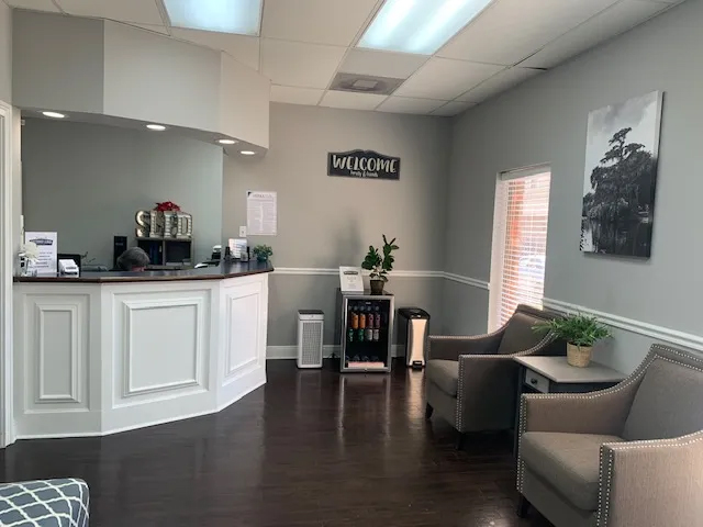 Front desk in Metairie dental office